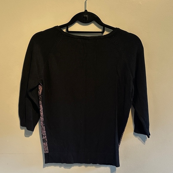 🌸Ricki's Black and Purple Floral Sweater - Picture 3 of 5